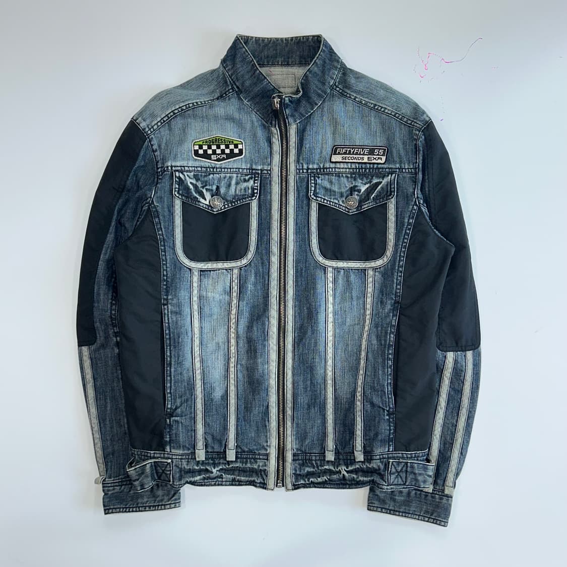 EXR 데님 레이싱 자켓 상품이미지3