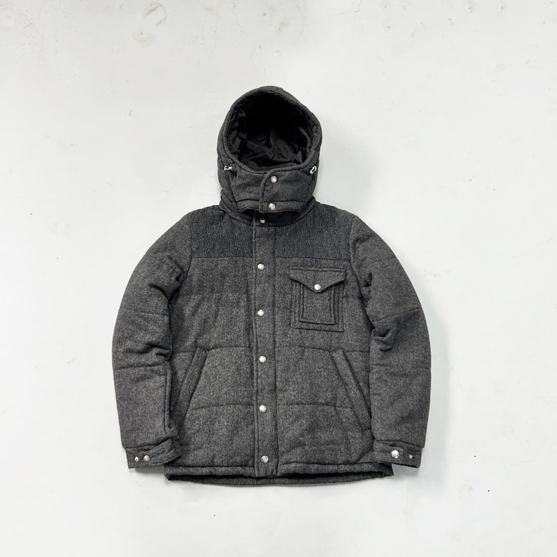 빔즈하트 헤링본 후드 패디드자켓  상품이미지1