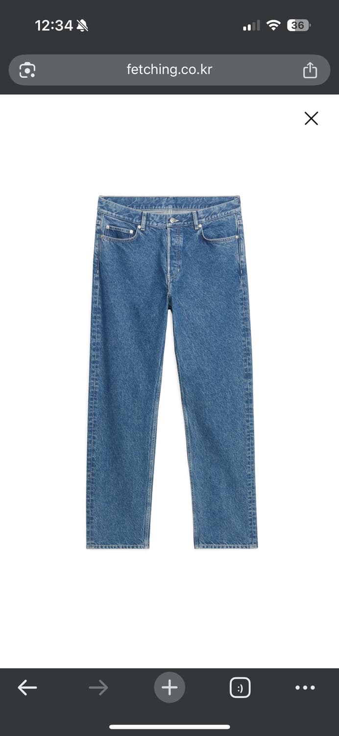 Arket 아르켓 데님 청바지 ocean loose straight je 상품이미지2