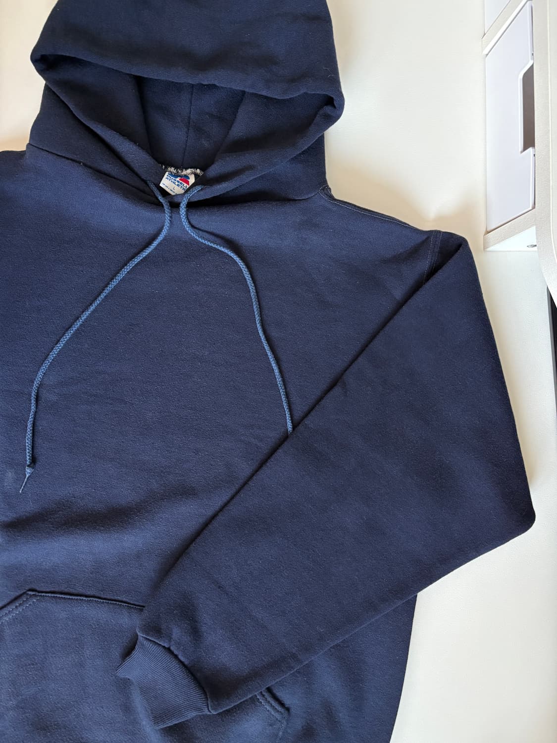 미제 usa 80s 러셀 후디 후드 네이비 L 라지사이즈 상품이미지1