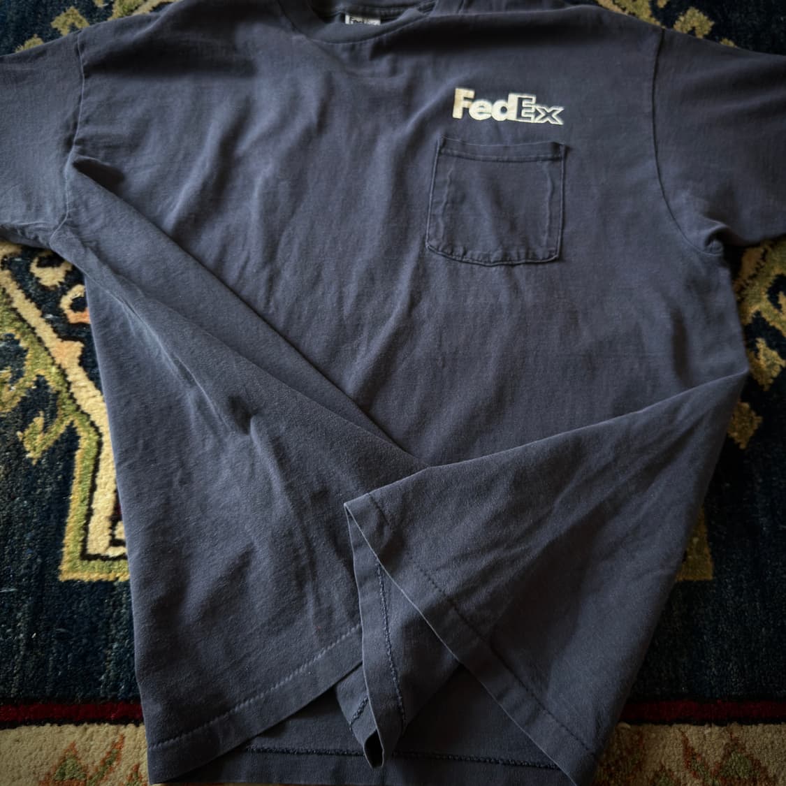 90s USA FedEx Faded Stan Herman 포켓 티셔츠 상품이미지6