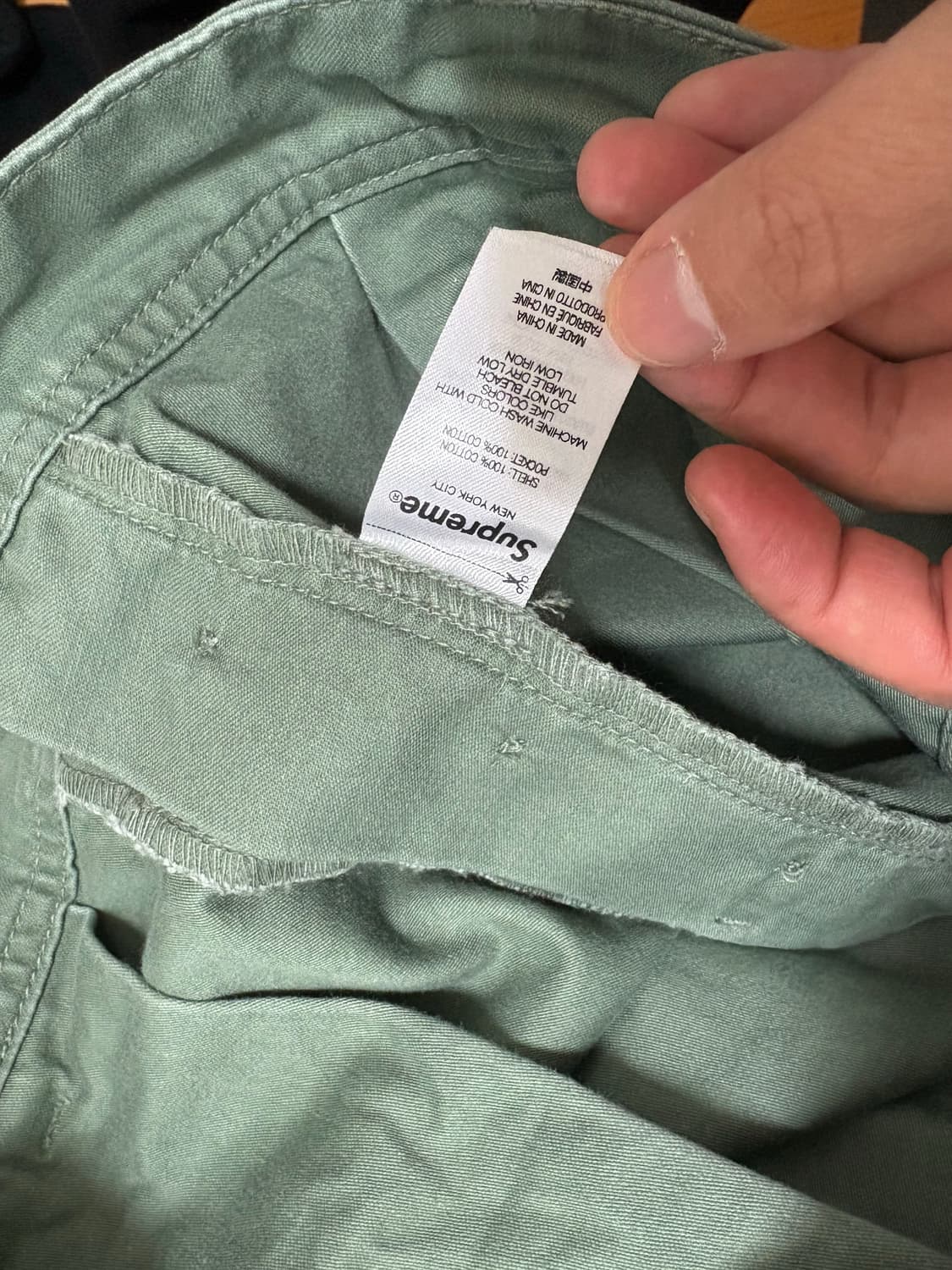 슈프림 카고 쇼츠 올리브 상품이미지8