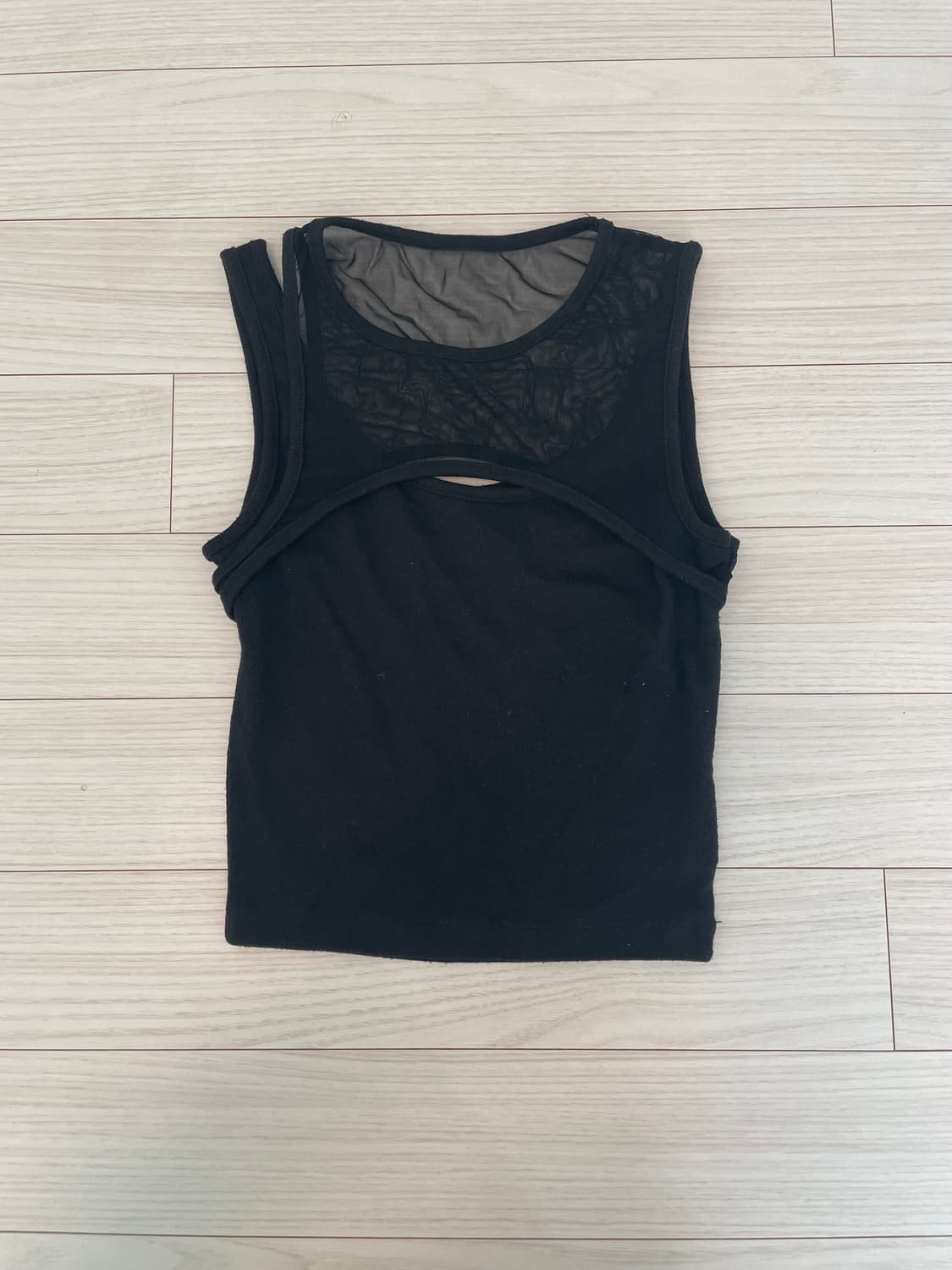 미스치프 메쉬 오버탑 상품이미지2