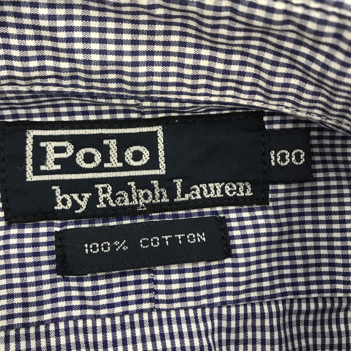 폴로 랄프로렌 90s 반팔체크셔츠 [105-110] 상품이미지4