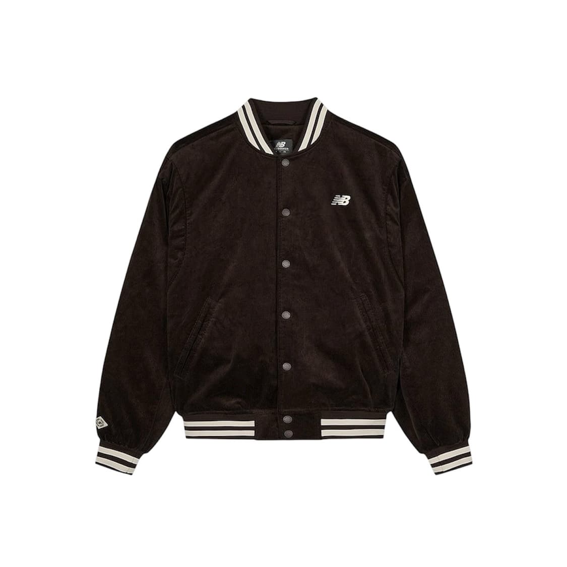 뉴발란스 UNI 헤리티지 코듀로이 바시티 패딩 자켓 브라운 M 상품이미지1