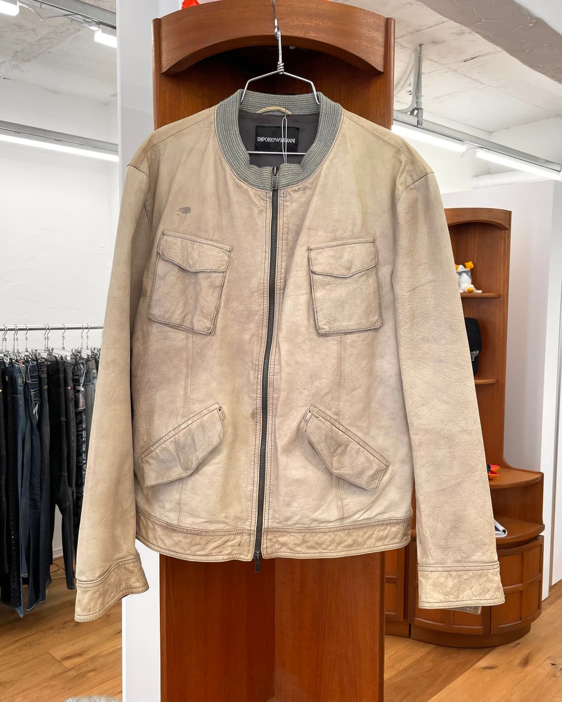 [50] 엠포리오 아르마니 2007 레더 자켓 상품이미지4