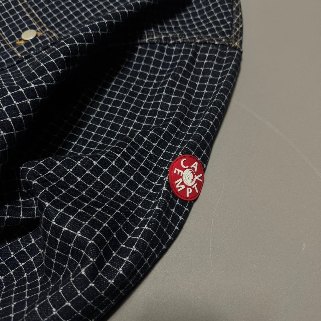 카브엠트(CAV EMPT) 24ss 인디고블루 패턴 컨트롤 데님 자켓 상품이미지5
