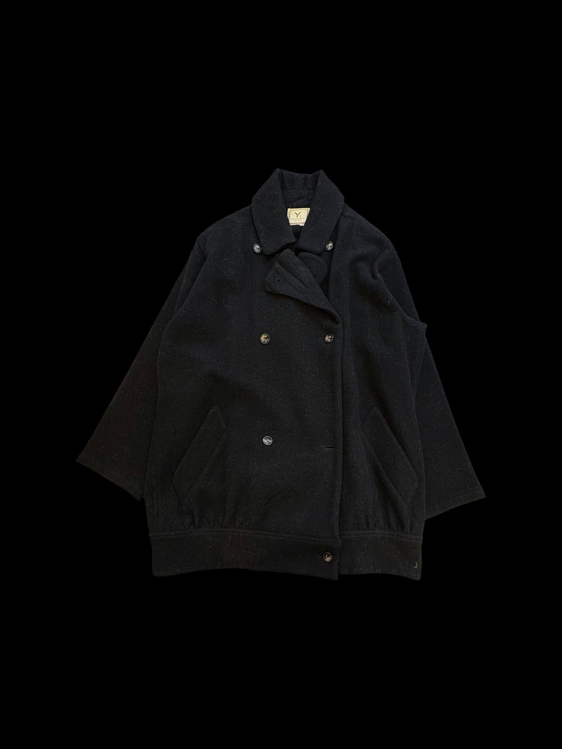 요지 야마모토 울 숏 코트 상품이미지1
