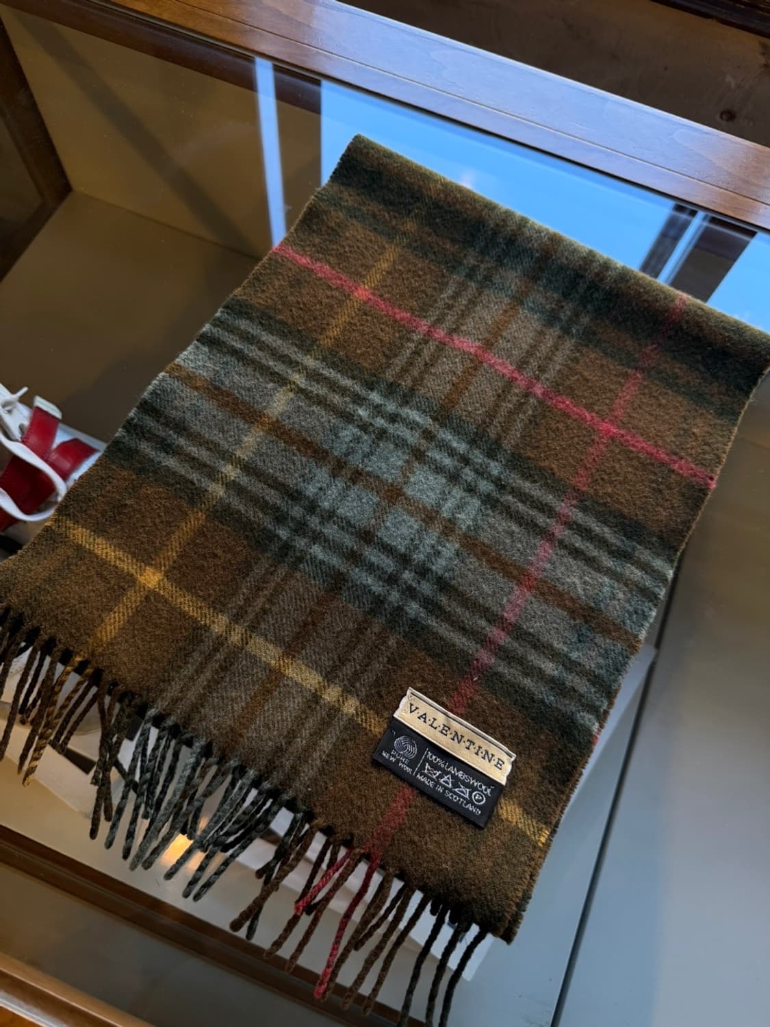 발렌타인 스코티쉬 램스울 머플러  상품이미지6