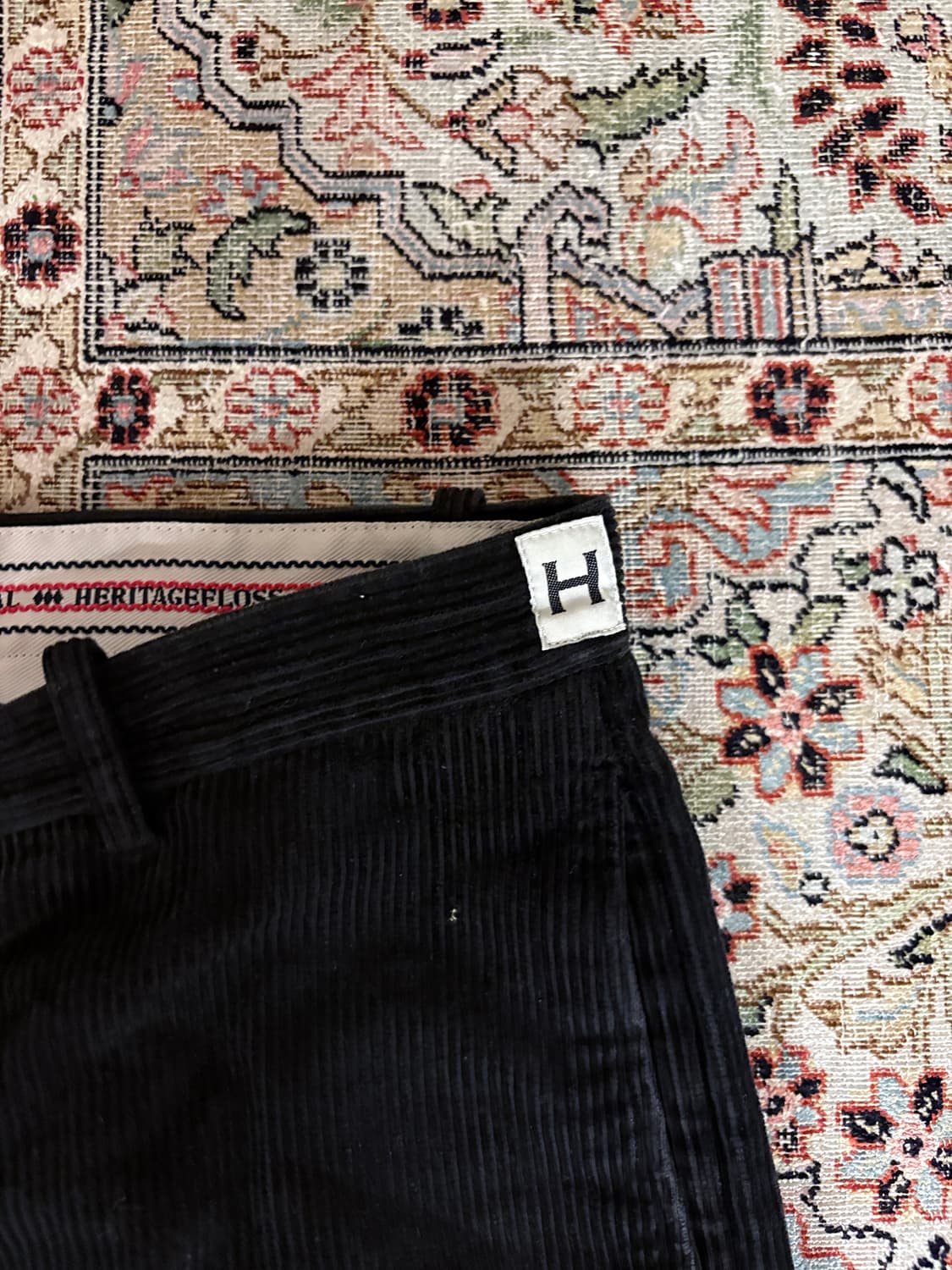 헤리티지플로스 코듀로이 블랙 상품이미지4