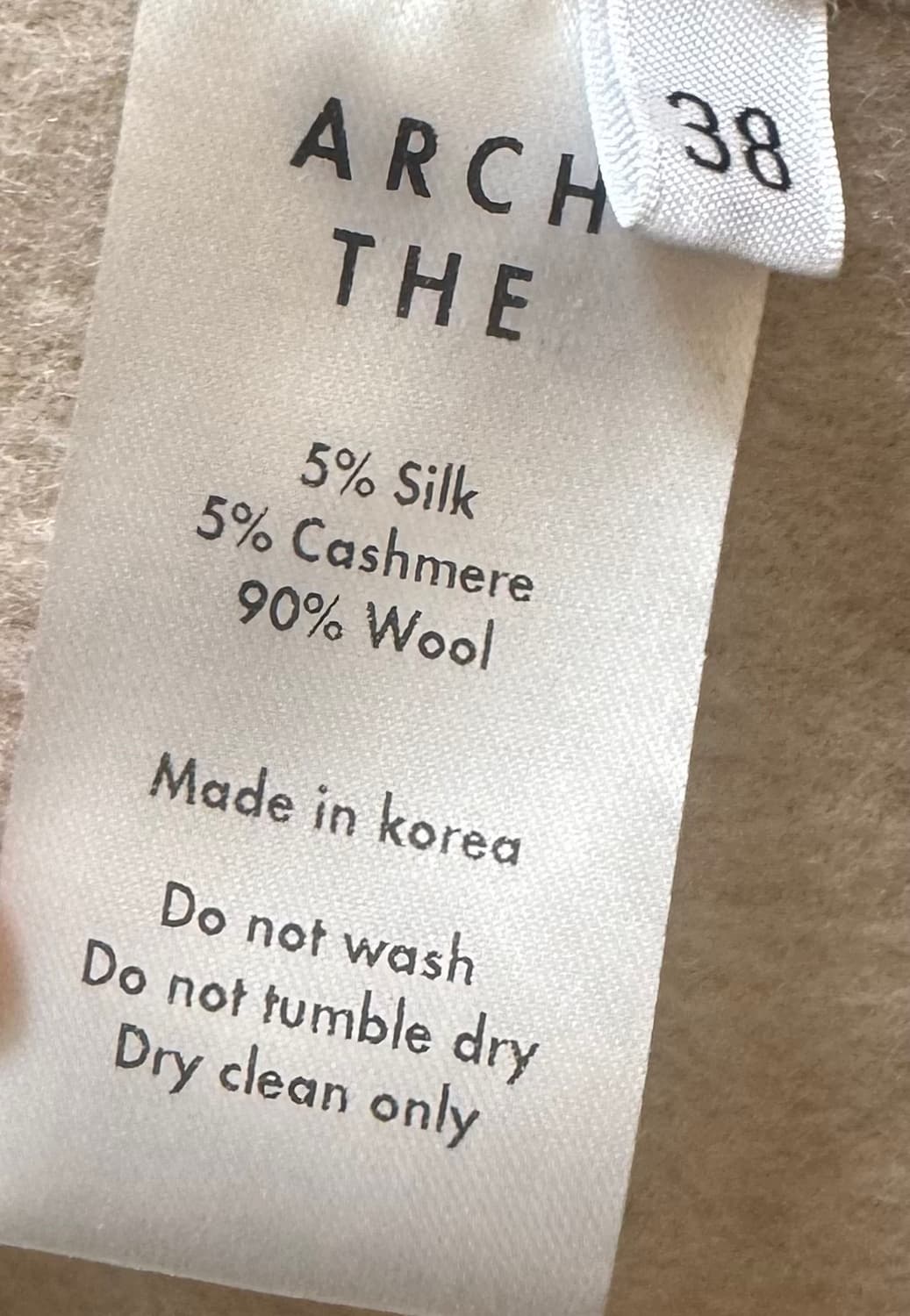Arch The 핸드메이드 울코트 상품이미지5