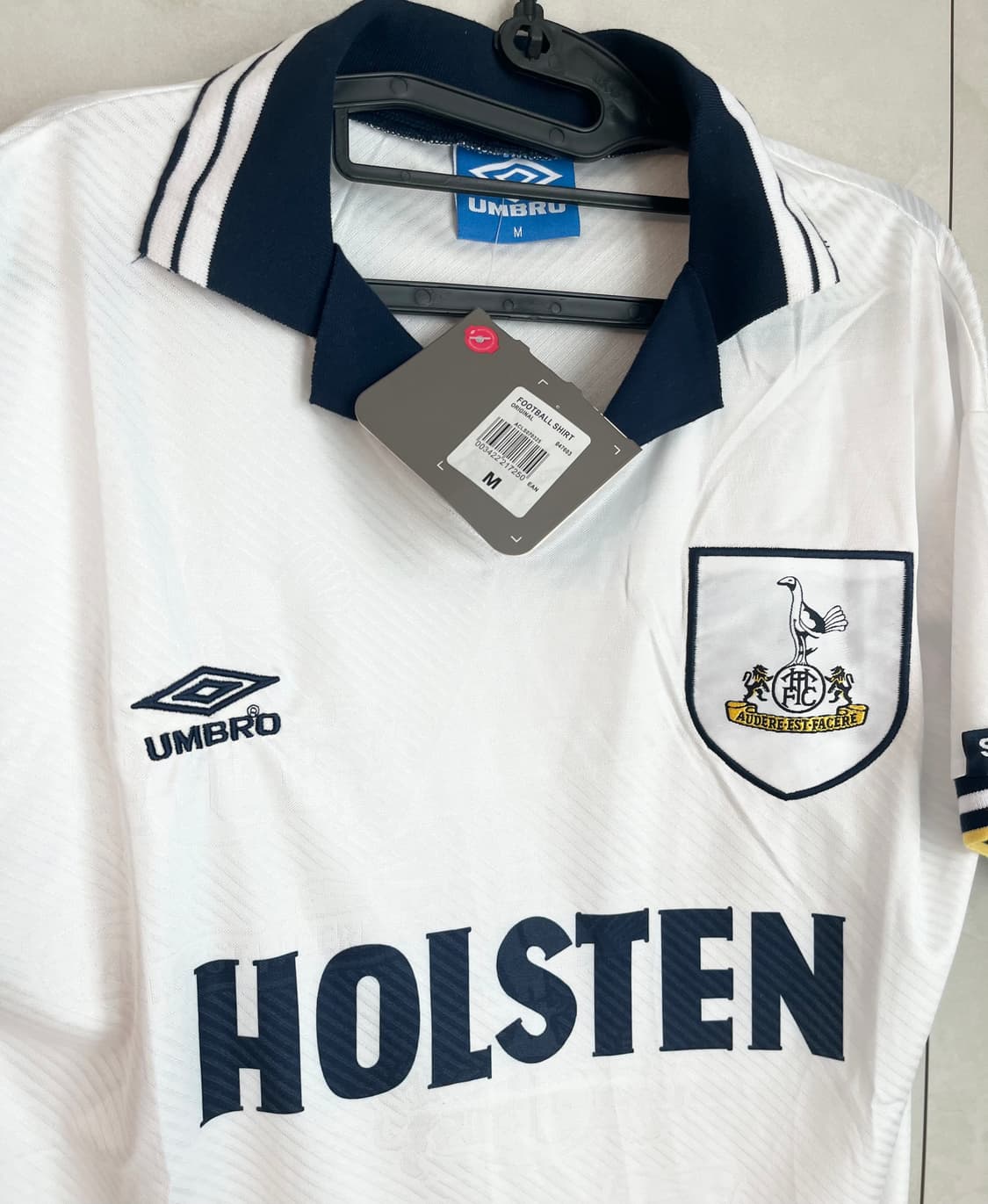 새상품 91-93 엄브로x토트넘 홋스퍼 레트로 유니폼 [M] 상품이미지6