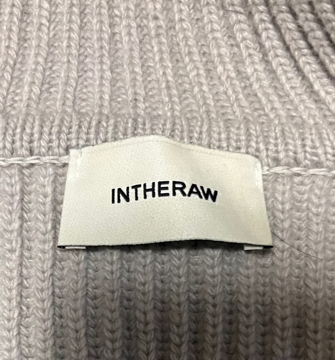 인더로우 하프집업 니트 3 상품이미지3