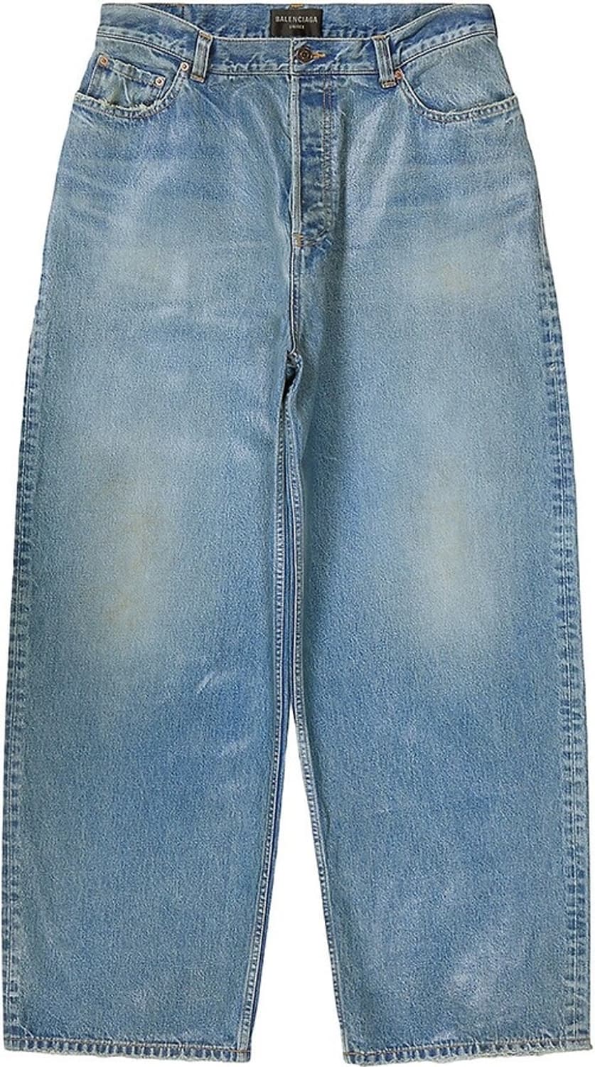 [S] 발렌시아가 코티드 라지배기 데님 팬츠 상품이미지3