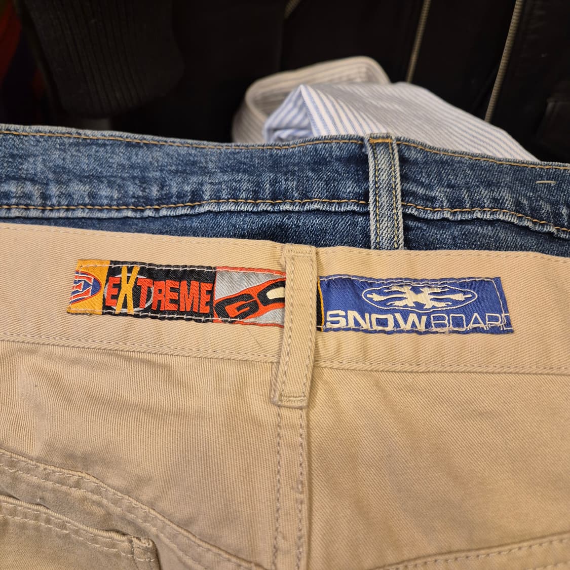 34인치 카스텔바작 베이지 면바지 상품이미지3