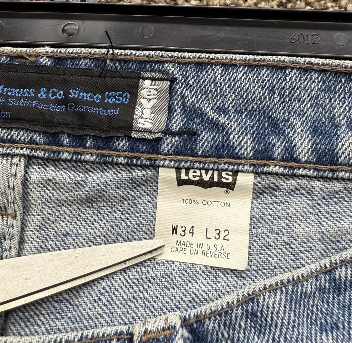 리바이스 93년 미국생산 실버탭 34x32  상품이미지2