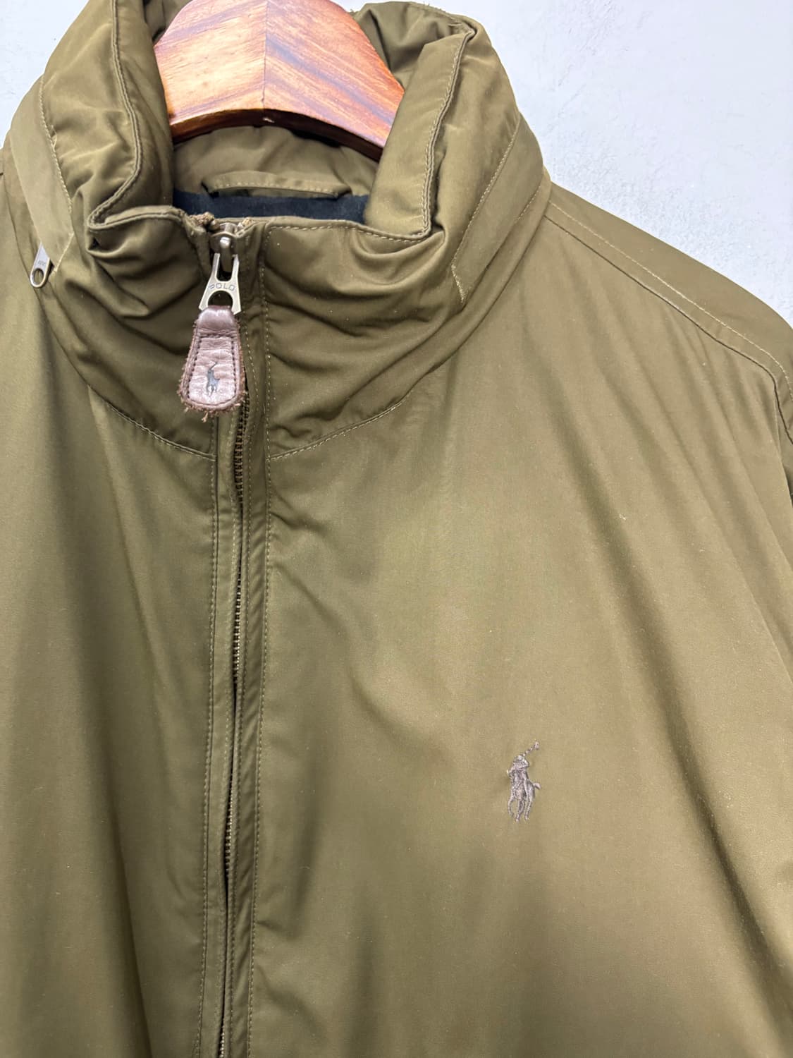 폴로랄프로렌 플리스 나일론 카키 페리 블루종자켓 A3277 상품이미지3