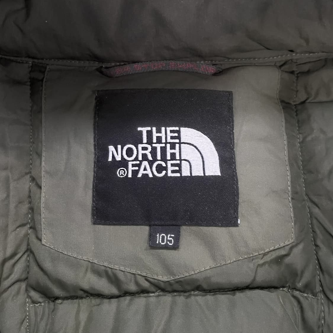 노스페이스 구스다운 700 후드 패딩 카키 상품이미지4