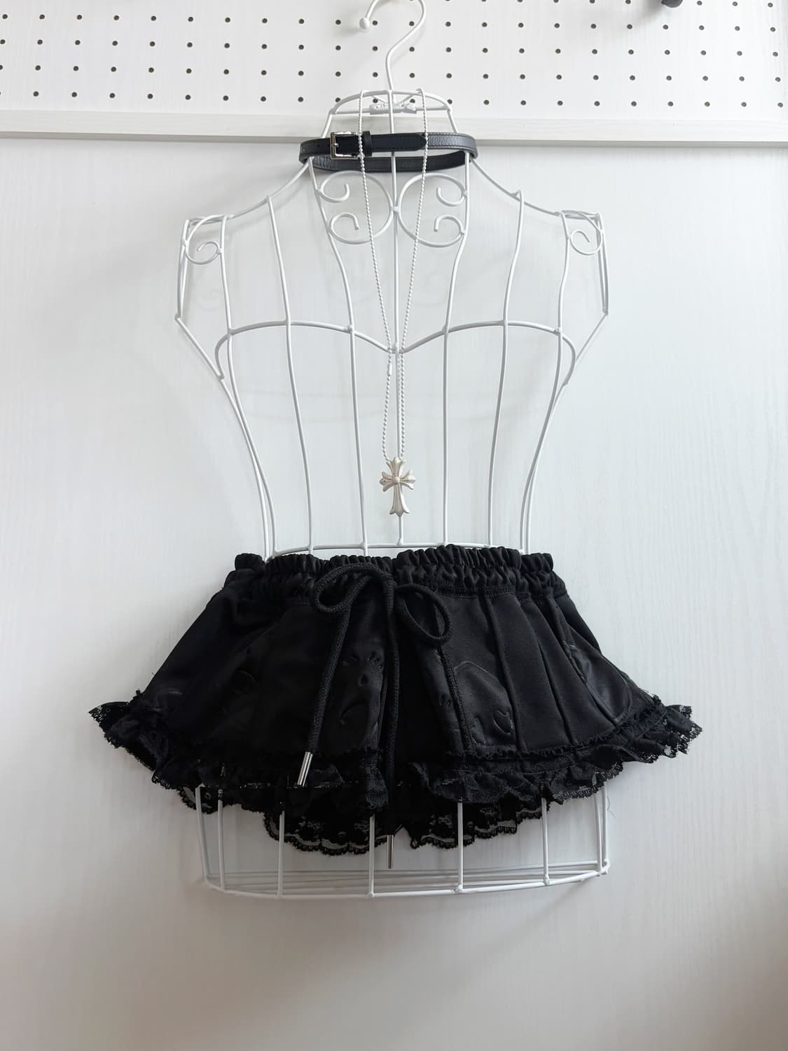 Hurt banding mini skeleton printed lace  상품이미지4