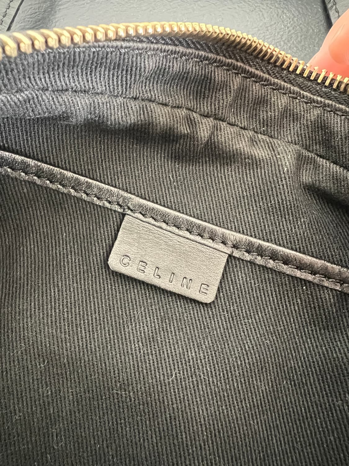 빈티지 셀린 마카담 블랙 미니 보스톤백 상품이미지5