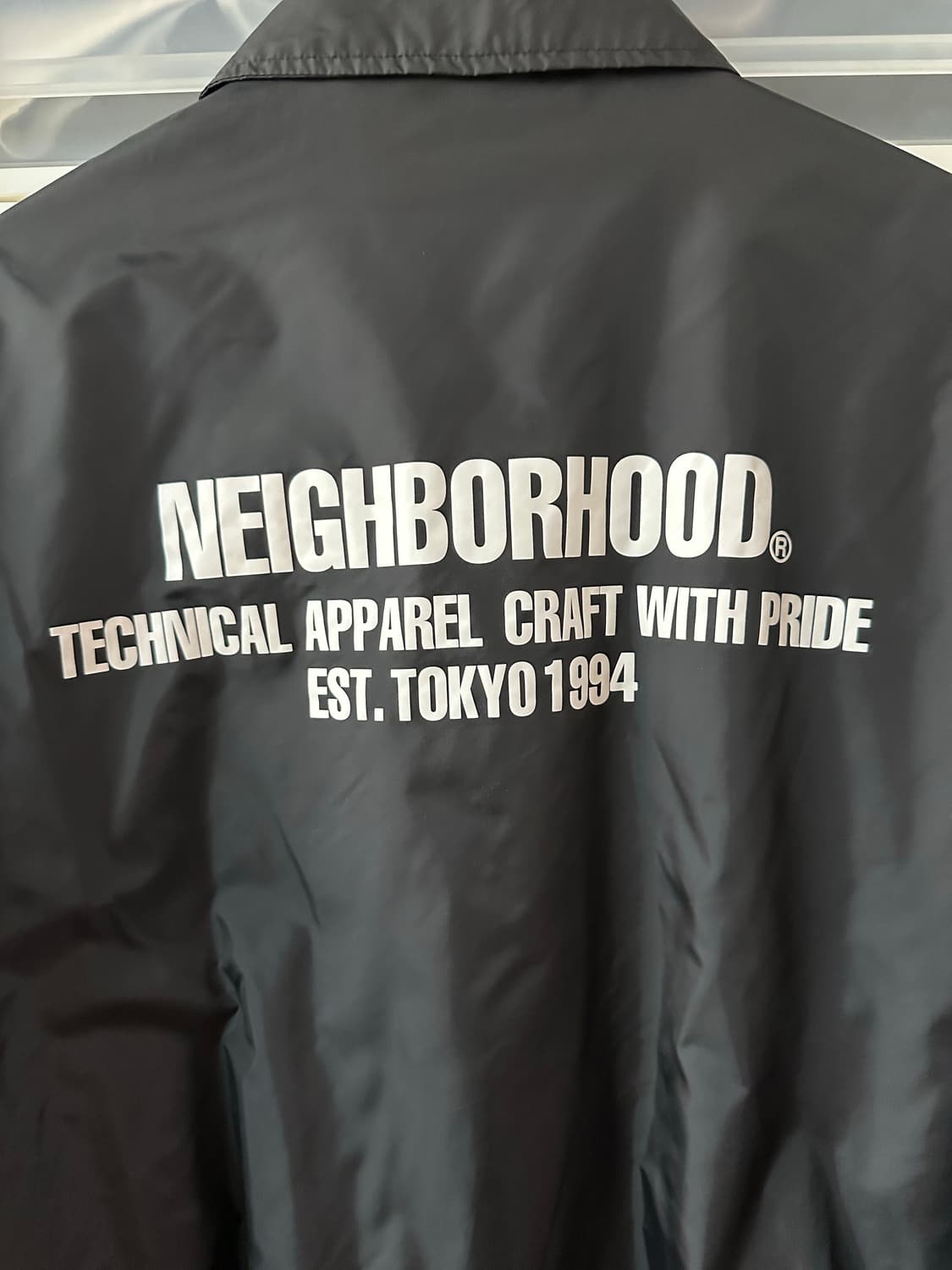 네이버후드 블랙 코치 자켓 L 상품이미지5