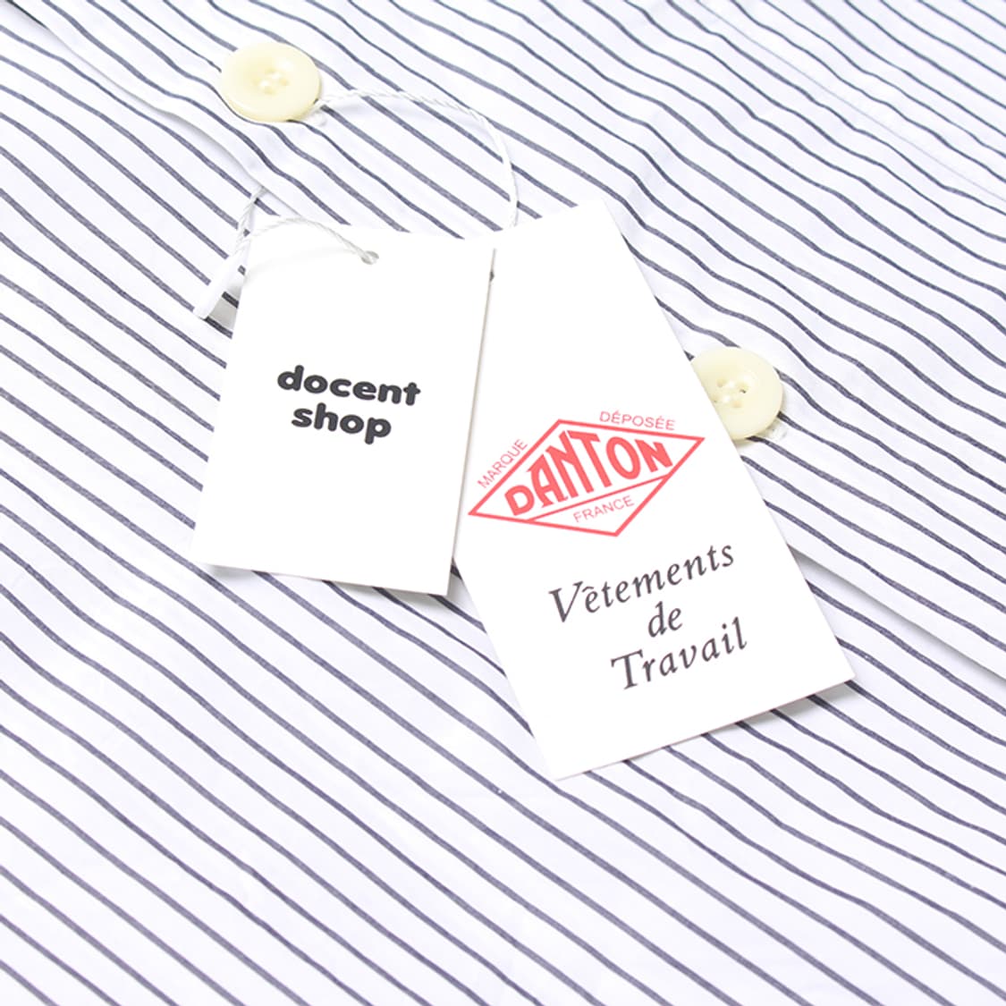  (새상품) DANTON "Stripe Half Shirts" 상품이미지7