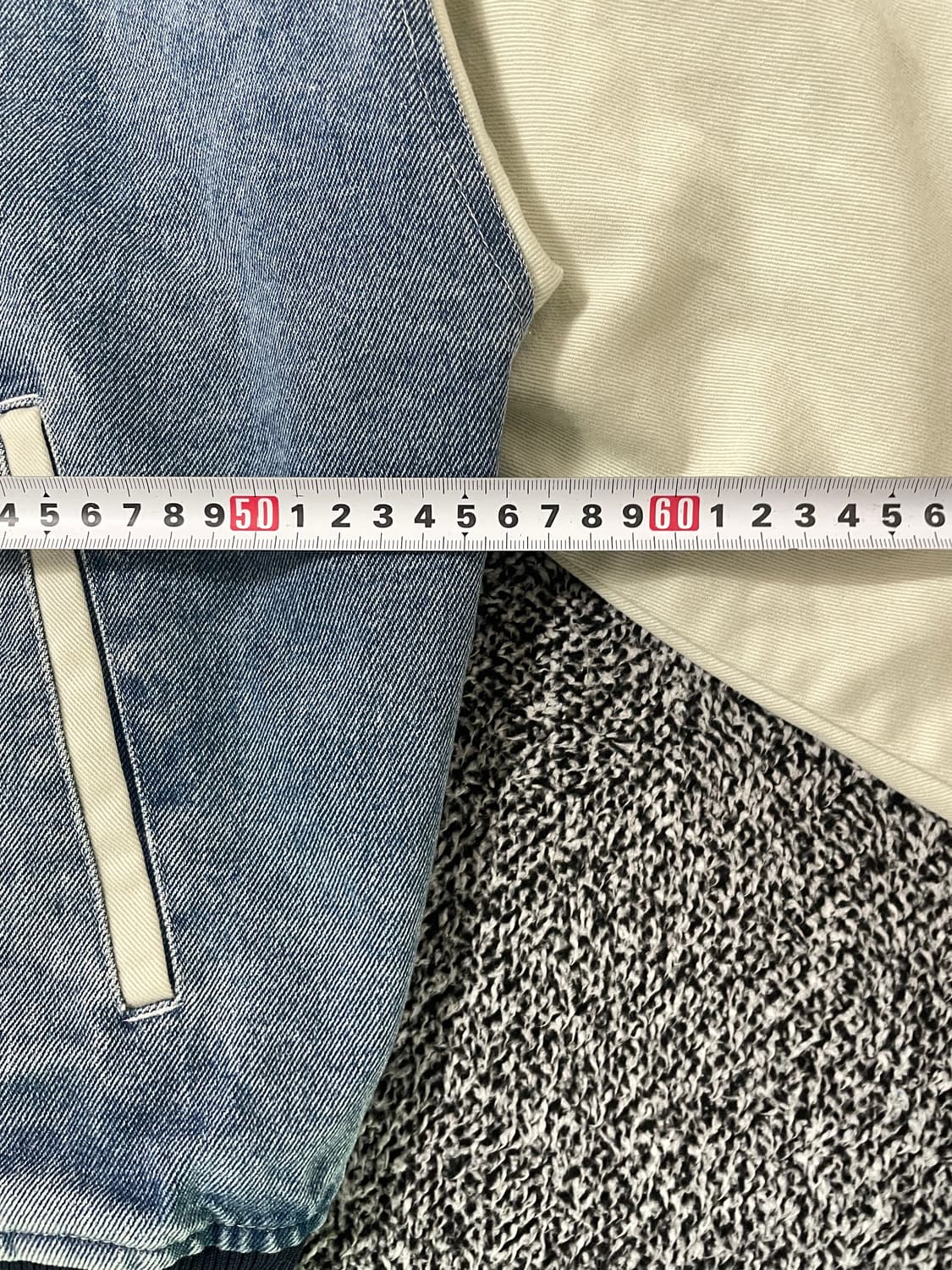 빈티지9. LMC 데님 배색 바시티 베이스볼 스타디움 자켓 점퍼 상품이미지6