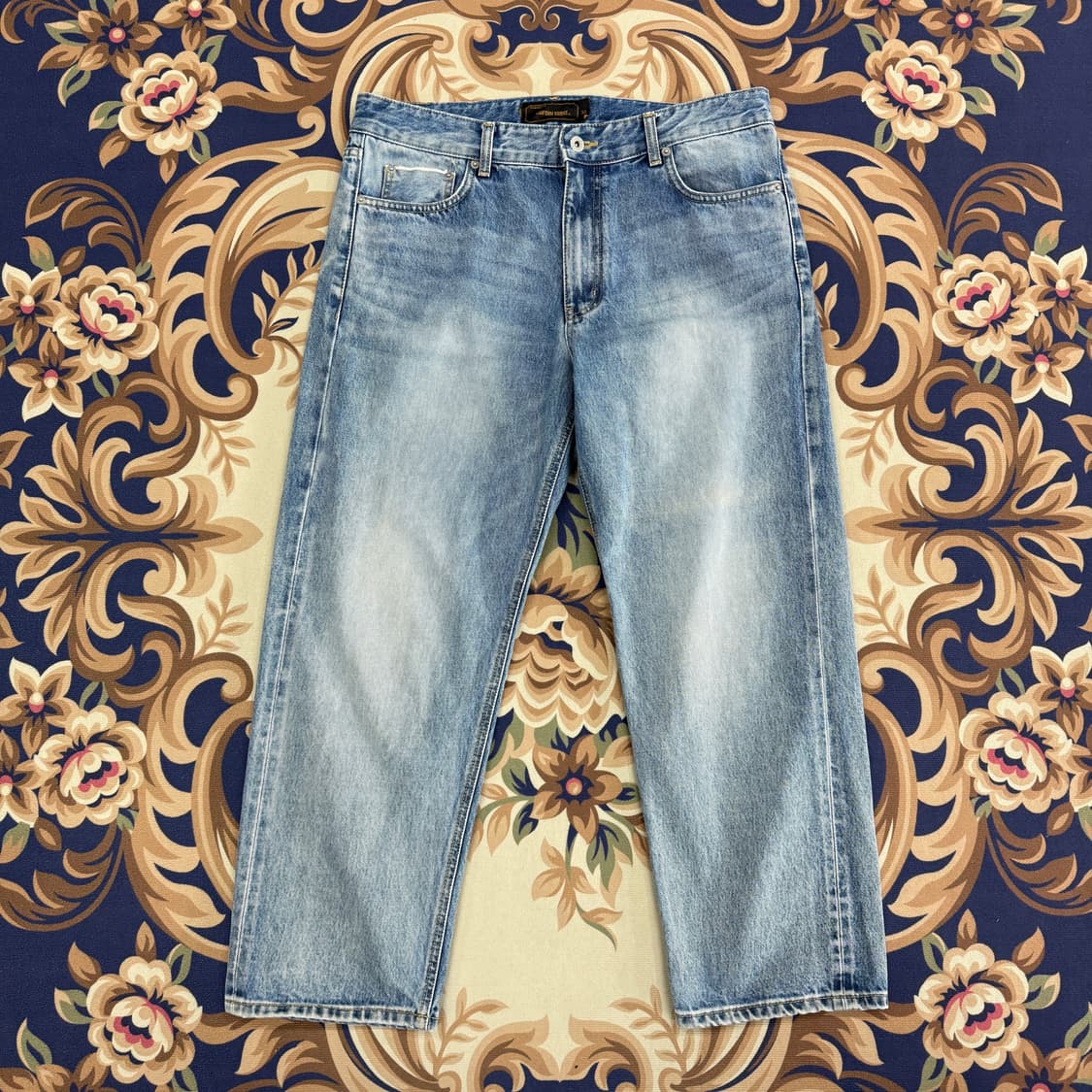 (XL)유니폼 브릿지 중청 셀비지 데님팬츠 상품이미지1