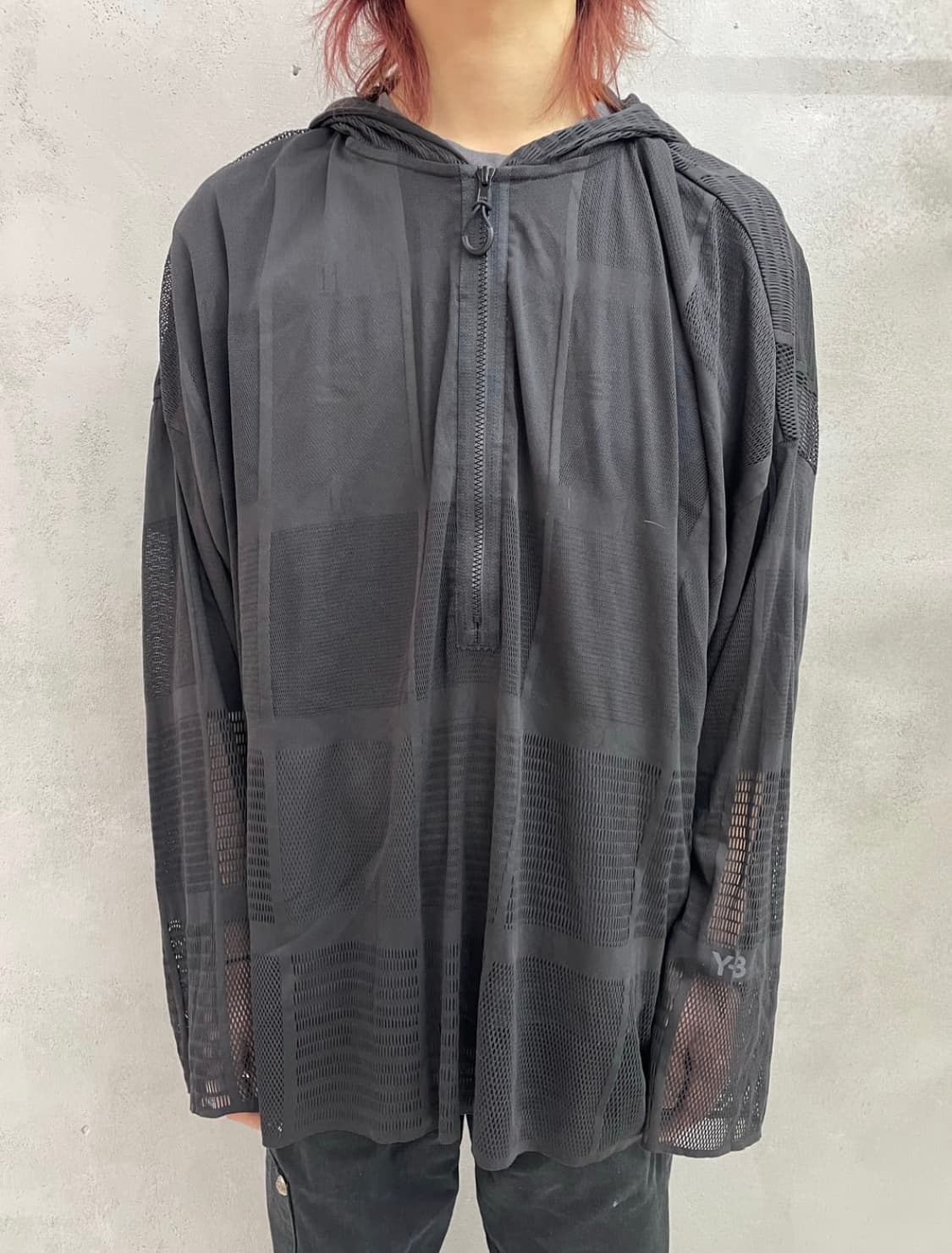 Y-3 요지야마모토 메쉬 아노락 셋업 상품이미지1