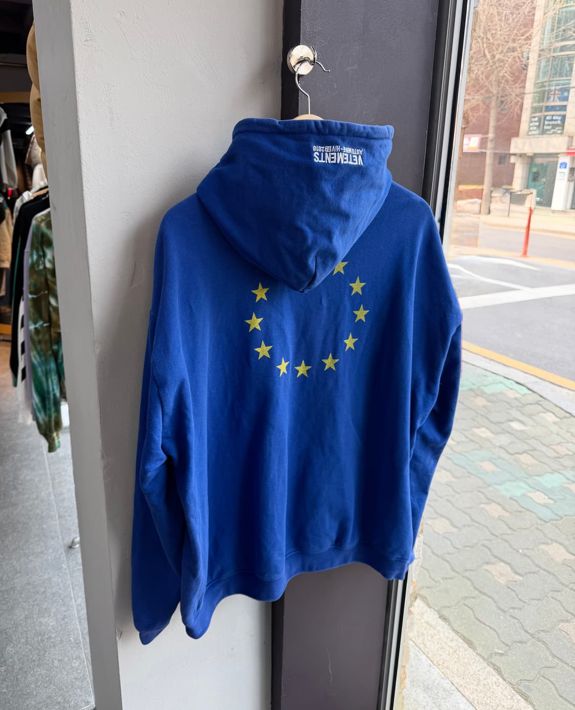 XXS/ 베트멍 블루 유로 오버 후드티 상품이미지8