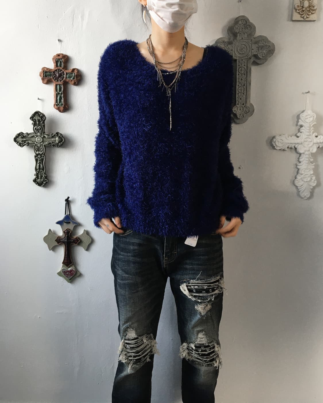 Fluffy knit 상품이미지1