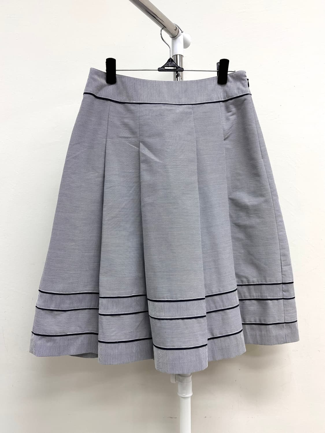 빈티지 스트라이프 미디 스커트 상품이미지5