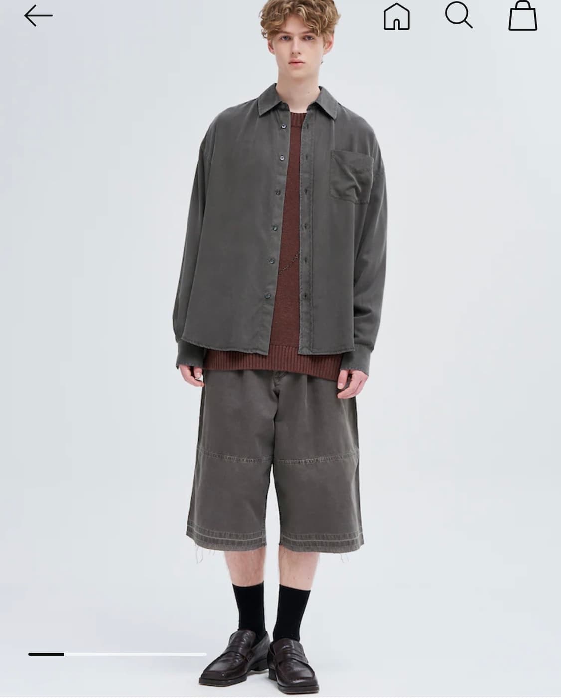 [46]HOPE 호프 룸셔츠 그레닛 그레이  상품이미지2