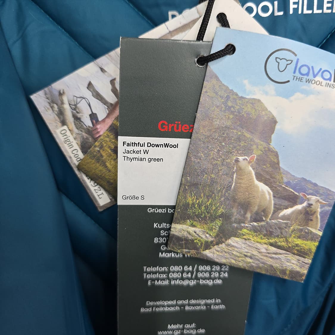 그루찌백 페이스풀 다운울 경량 패딩 자켓 L 상품이미지7