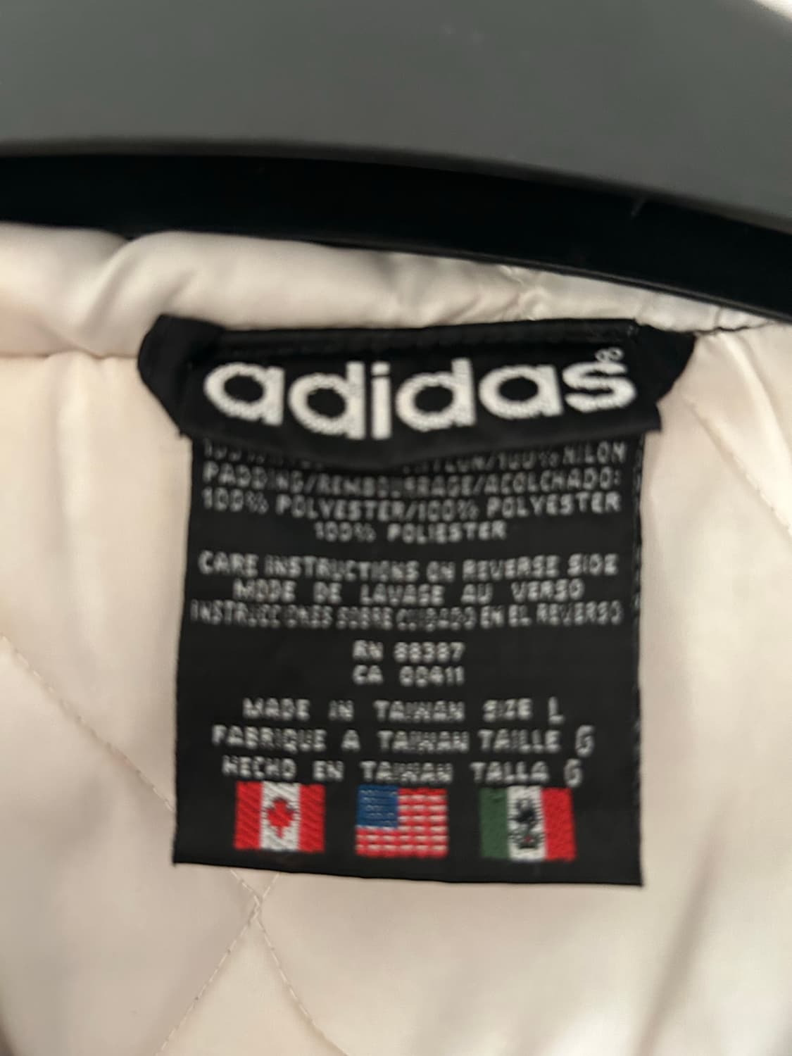 아디다스 빈티지 빅로고 바람막이 | 블랙 대장급 희귀 상품이미지3