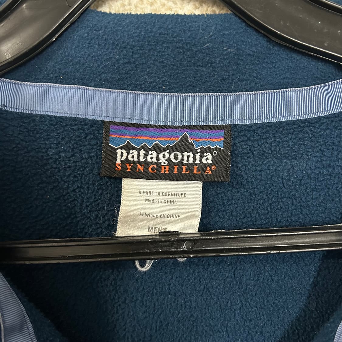  (XL) 파타고니아 신칠라 플리스 네이비 집업 상품이미지7