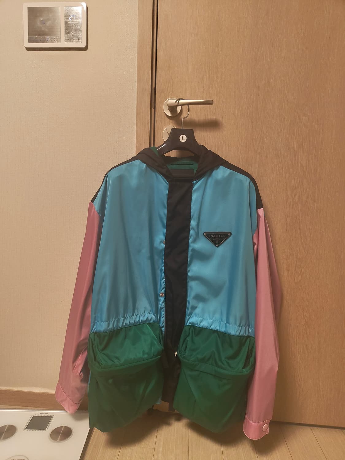 프라다 컬러블록 자켓 M 상품이미지4