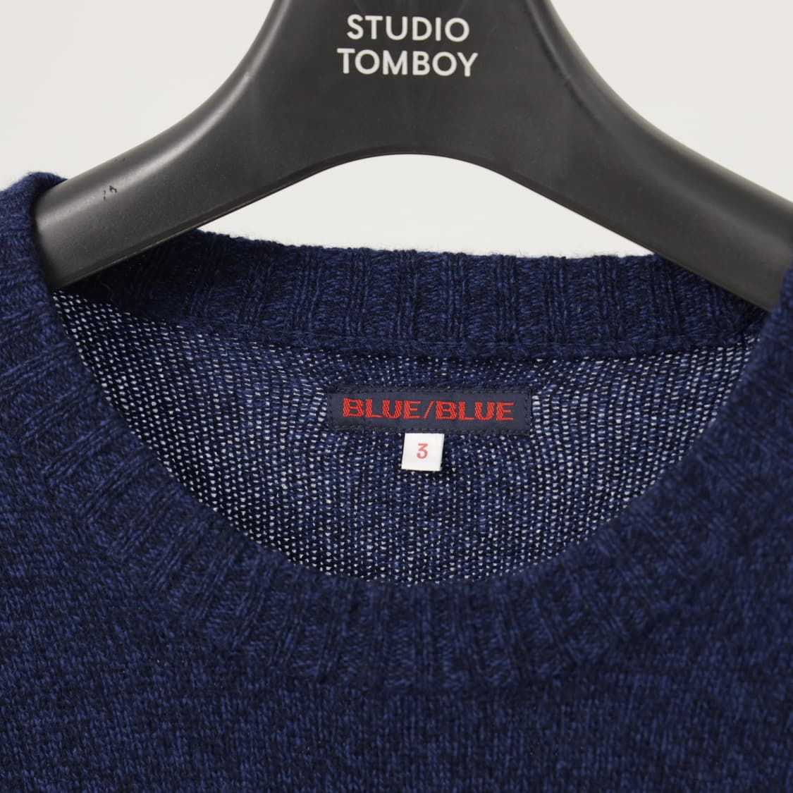 블루블루 포켓 디테일 울 니트 made in japan 상품이미지2