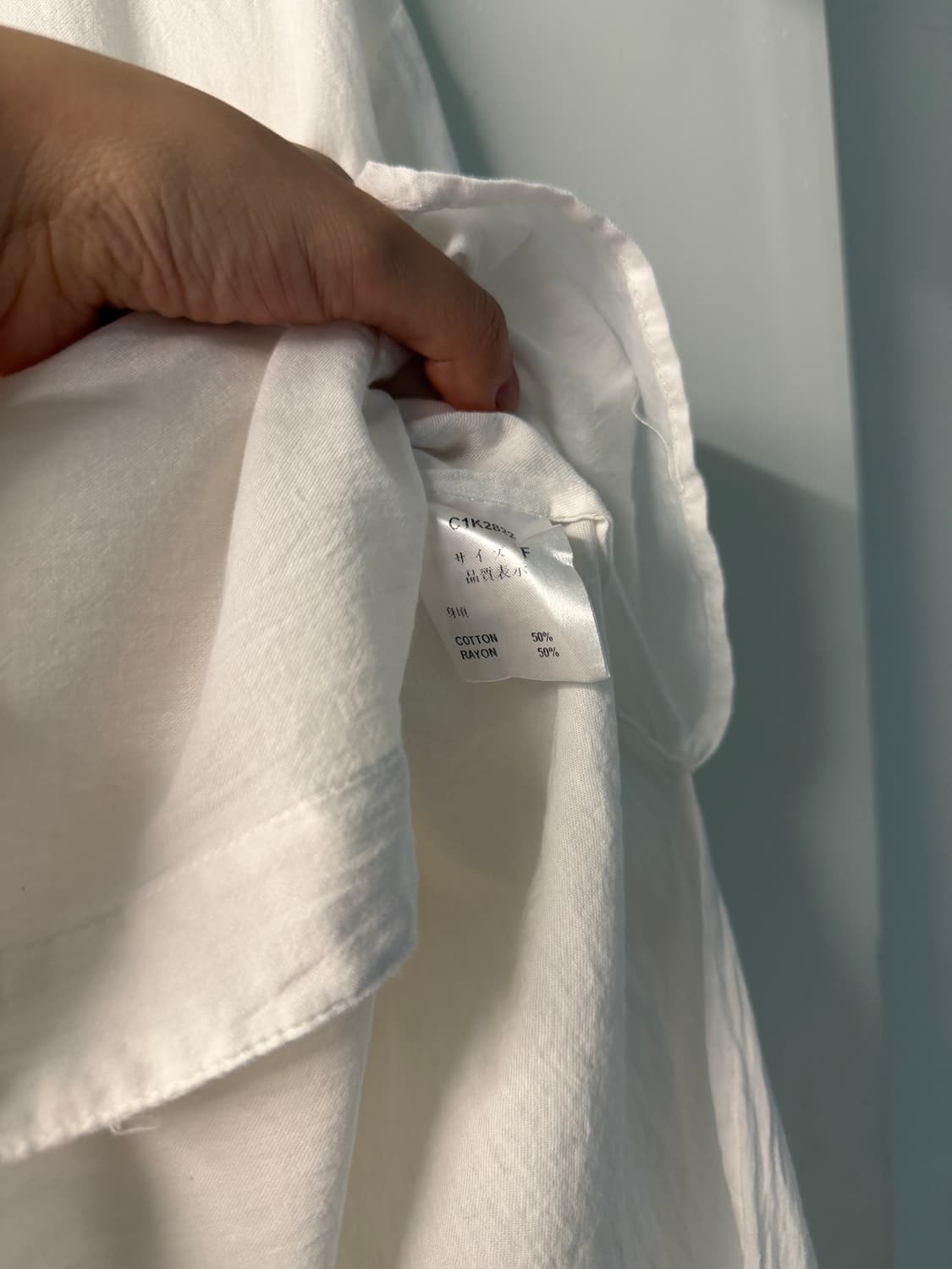 일본빈티지 화이트 블라우스 셔츠 상품이미지9