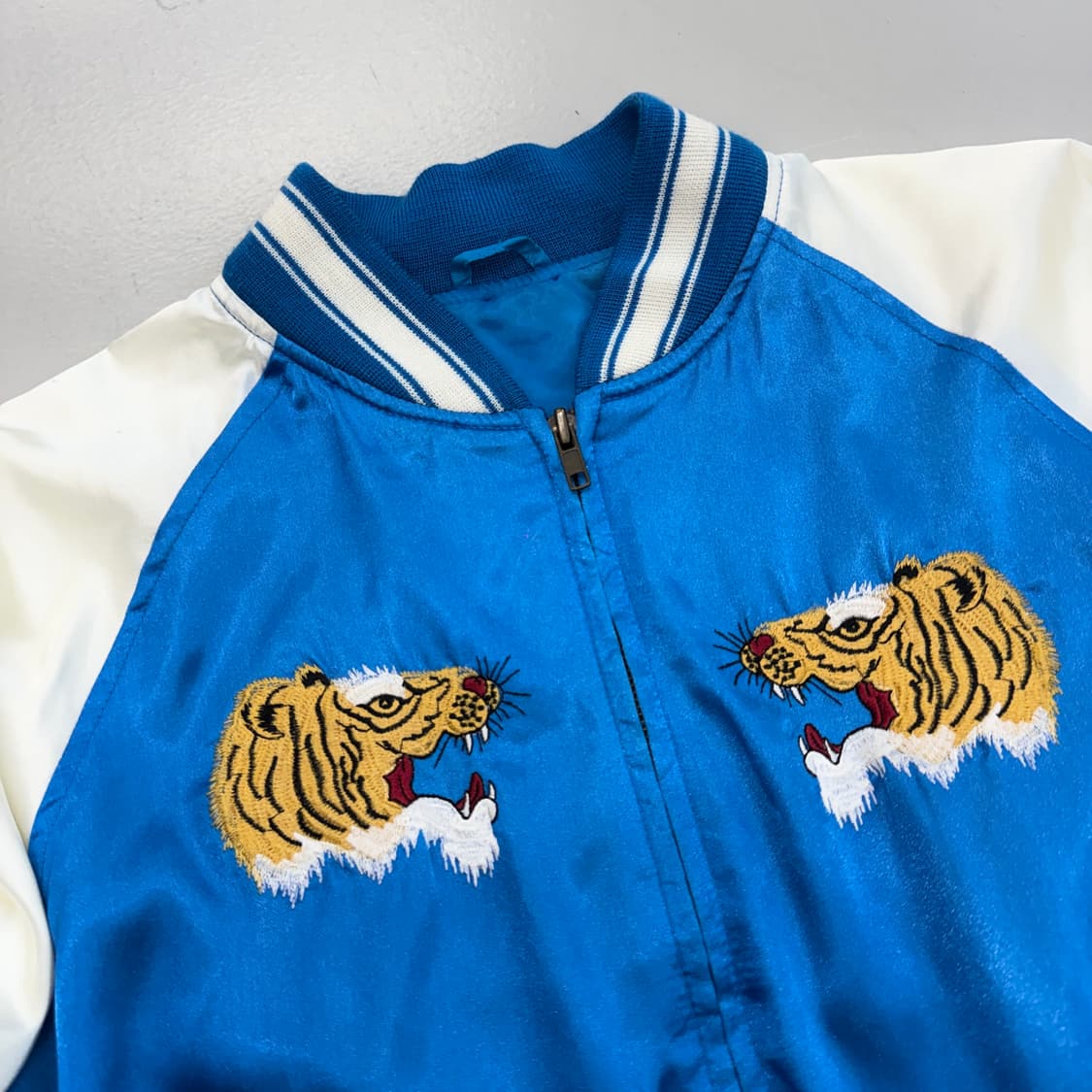 JPN 제팬 호랑이 자수 용자수 오리엔탈 스카쟌 자켓 상품이미지4
