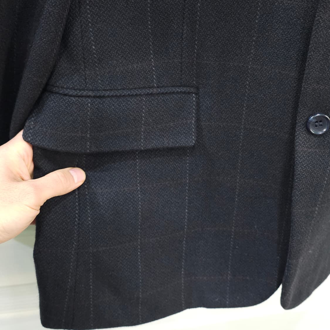 JAPAN 빈티지 앙고라울 2버튼 블레이져 자켓- 95-100정도 상품이미지4