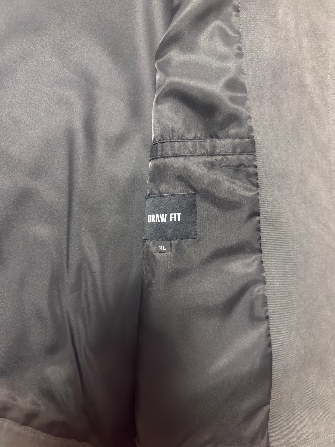 드로우핏 /페이드 다잉 코튼 블루종 자켓 [CHARCOAL] /XL 상품이미지5