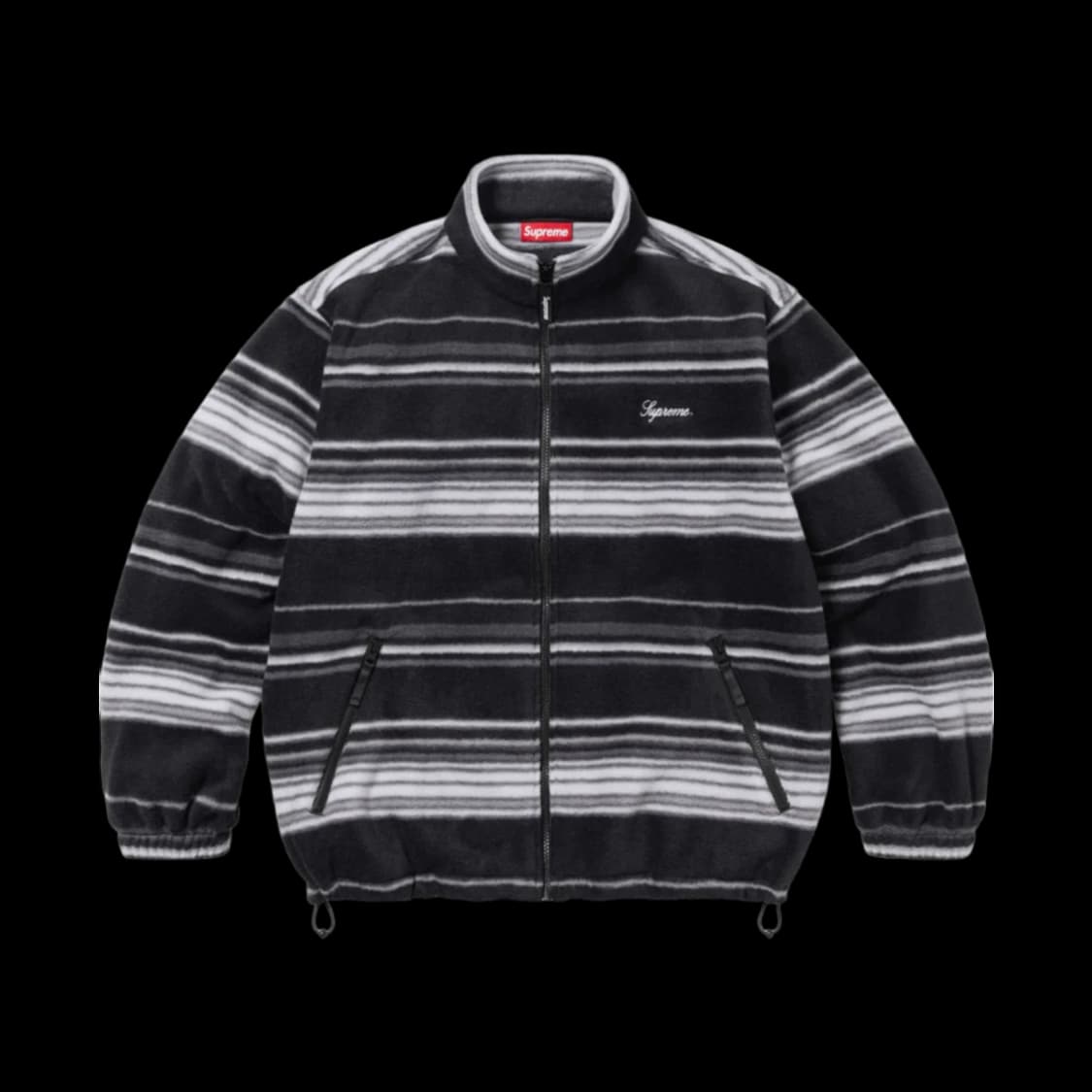 슈프림 스트라이프 플리스 집업 자켓 상품이미지1