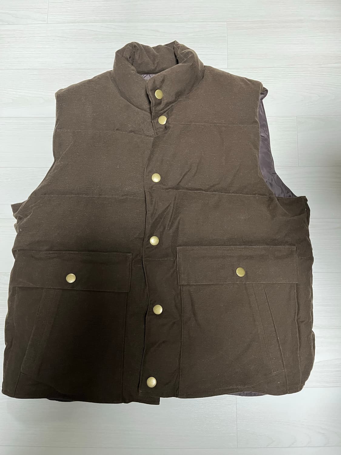 (새상품) 로파이 몰스킨 덕다운 베스트 상품이미지1