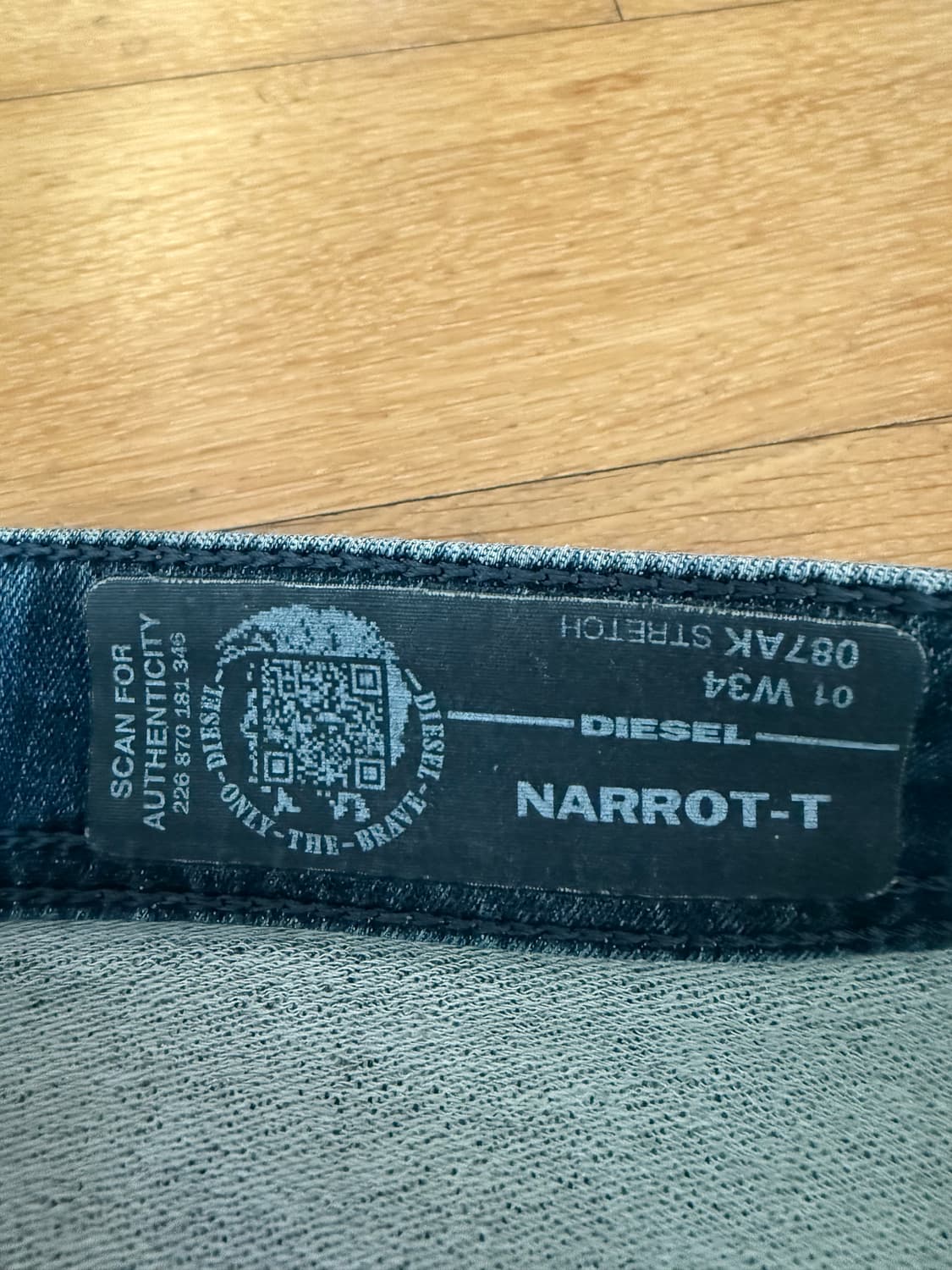 디젤 청바지 Narrot-t 087ak 상품이미지3