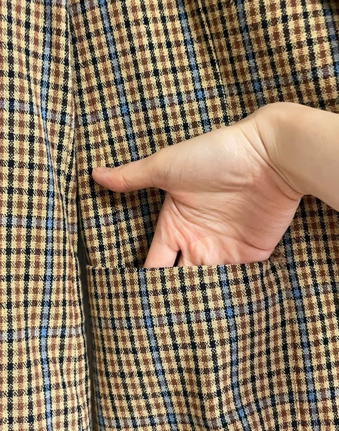 (새상품) 자라 체크 블레이저 S사이즈 상품이미지4