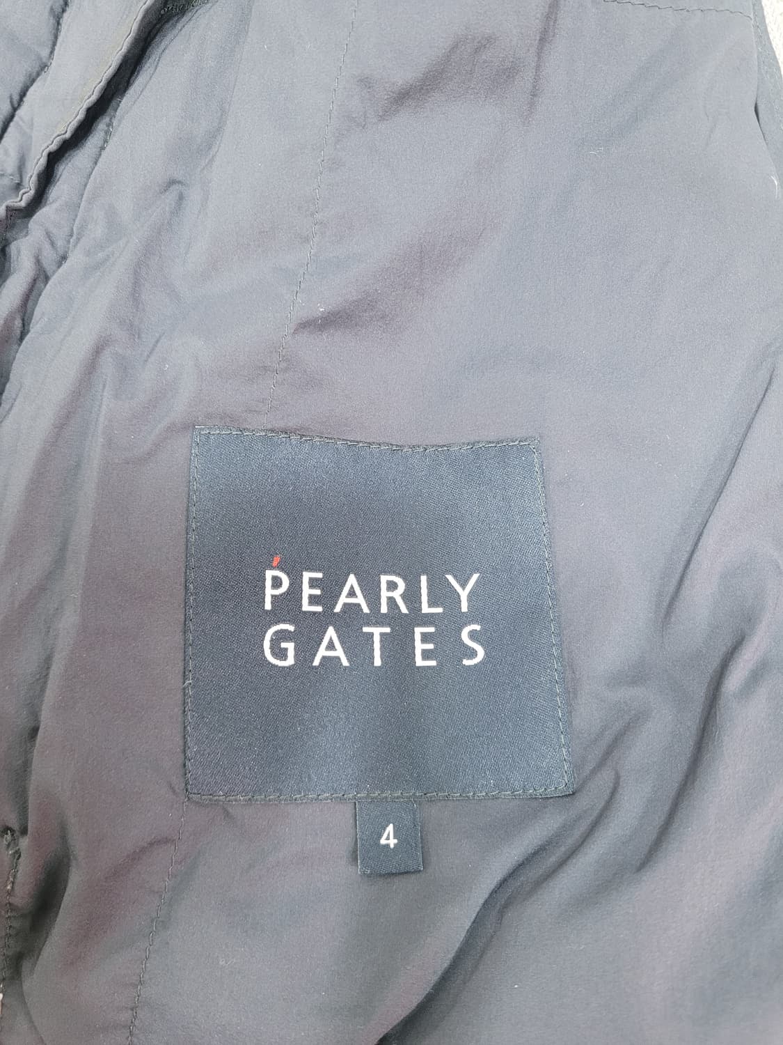 PEARLYGATES 파리게이츠 사각 퀼팅 구스 패딩 / 남 4 (95) 상품이미지7