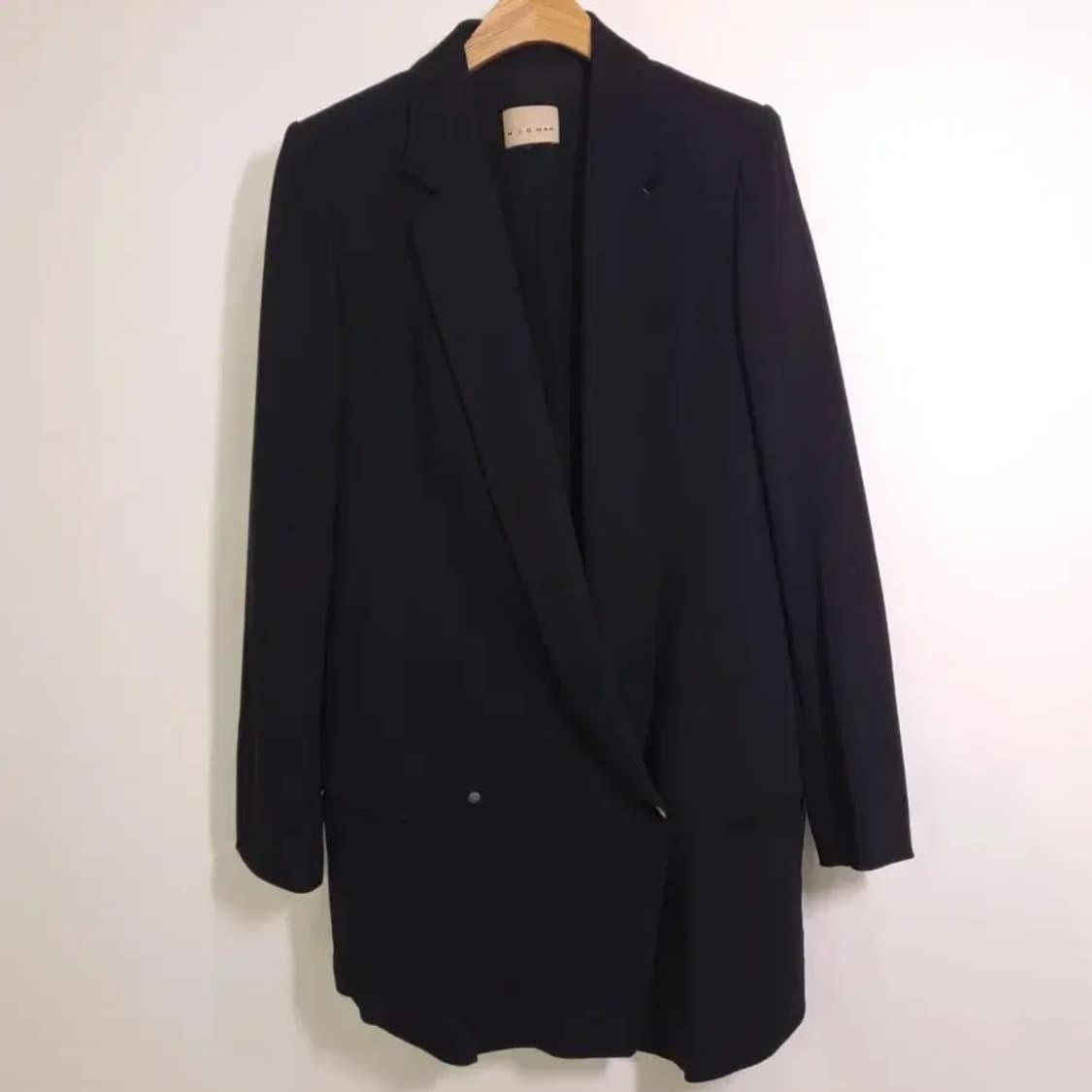 미샤 블랙 더블 버튼 자켓 85 상품이미지5