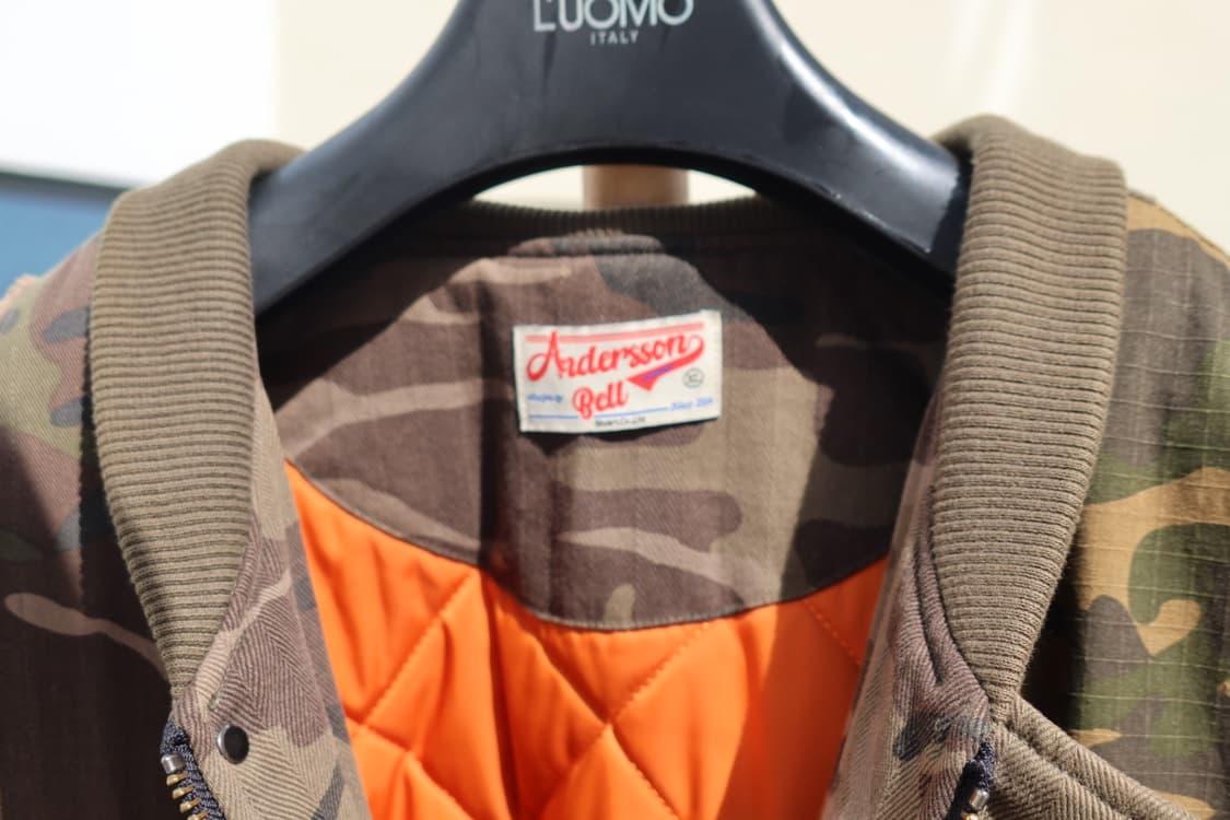 앤더슨 벨 카모 패치워크 퀄팅 봄버자켓 상품이미지4