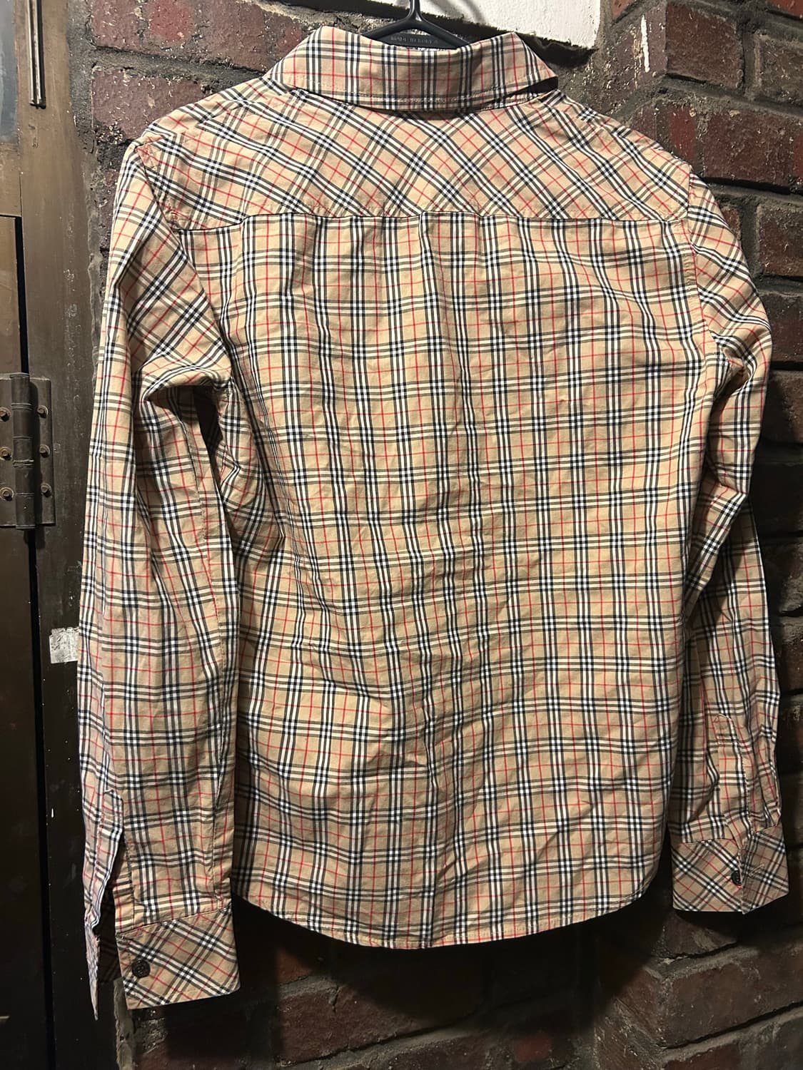 2000s JPN 버버리 블루라벨 긱시크 노바 체크셔츠 상품이미지4